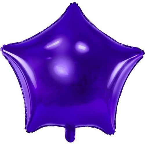 Fooliumist õhupall "Täht" lilla