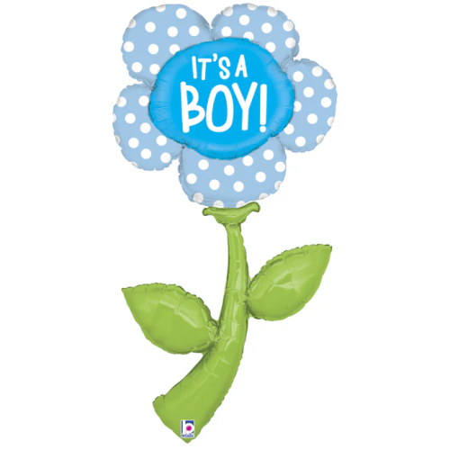 Фольгированный шар цветок «IT'S A BOY»