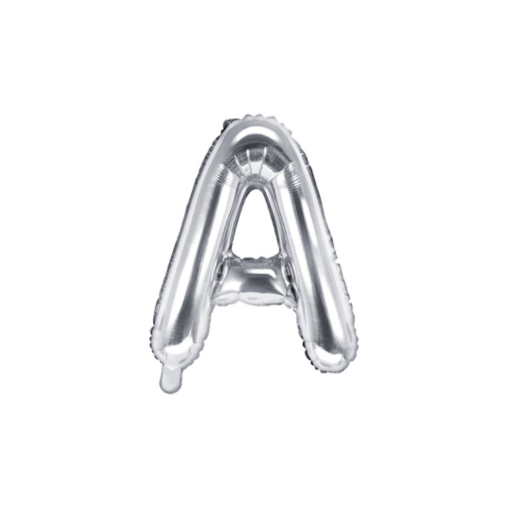 Фольгированная буква «A», серебро