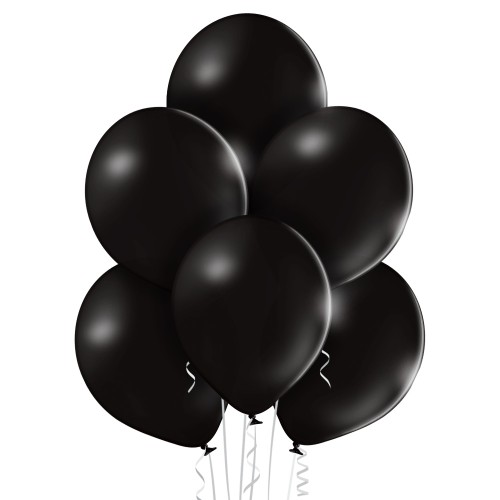 Latex balloon «pastel black»